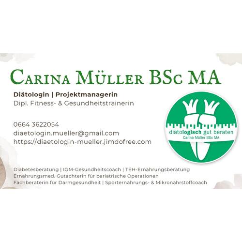 Di&auml;tologin Carina M&uuml;ller BSc MA}